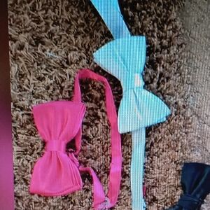 Kids Pink and Blue Bow Tie Set